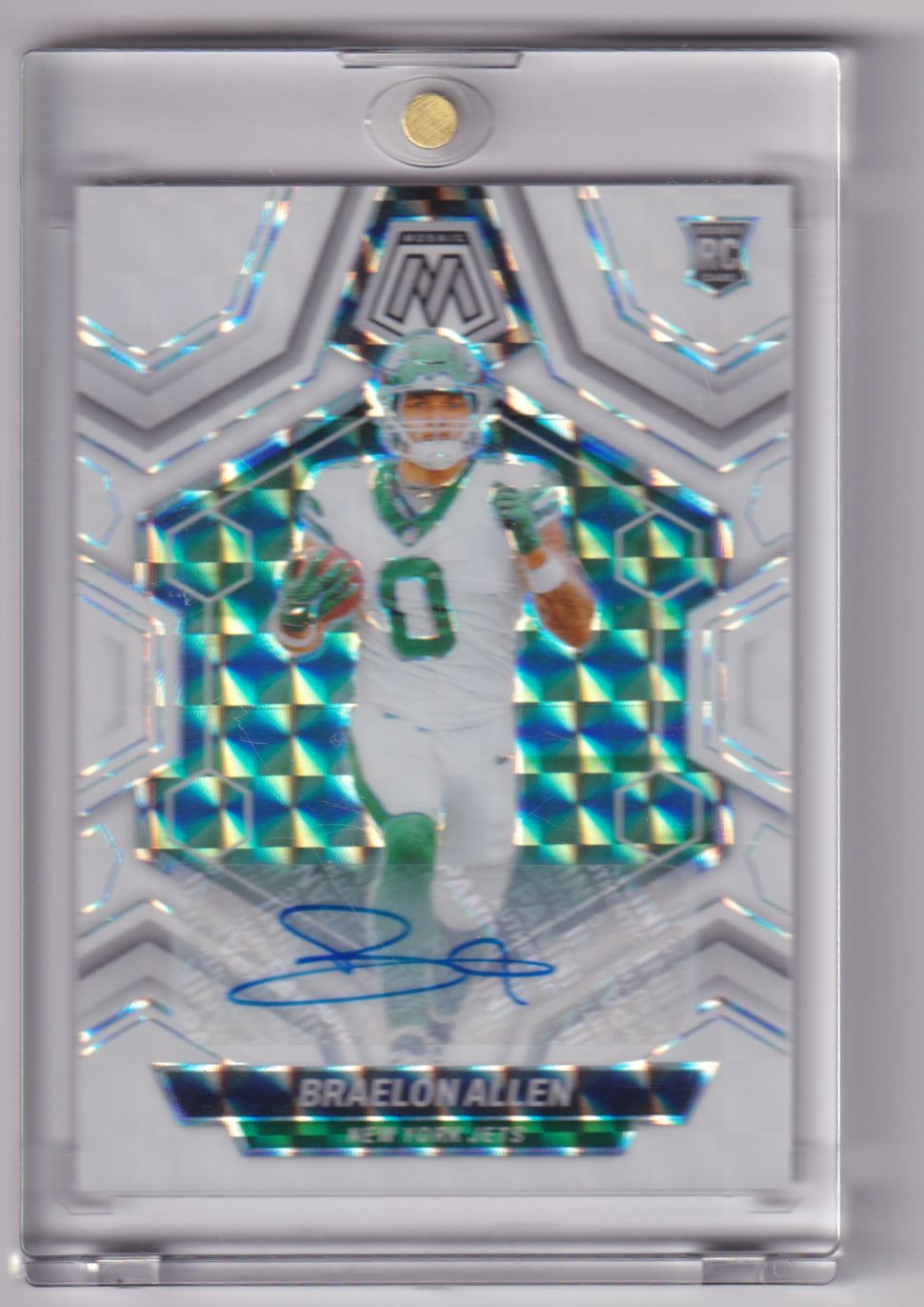 2024 Panini Mosaic Rookie Autographs Mosaic Braelon Allen Rookie Auto New York