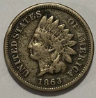 1863 - Indian Head Cent - Exact Coin Imaged #IND96