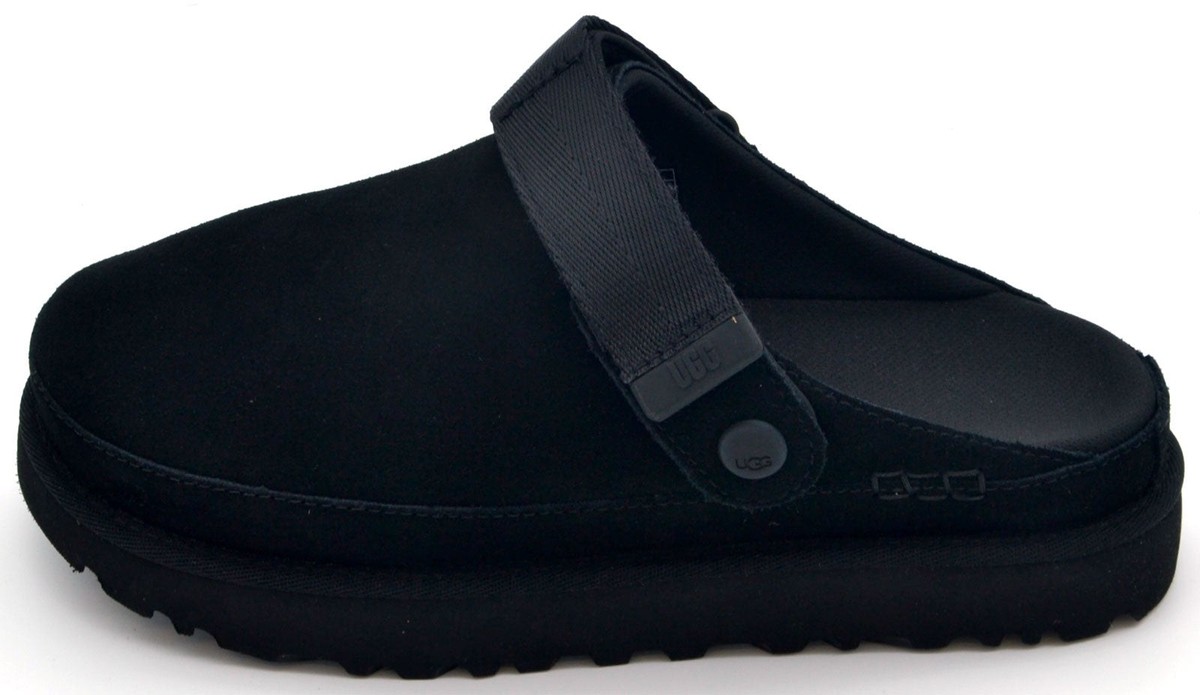 UGG Womens Goldenstar Clogs | Black | 1138252-BLK | Authentic New
