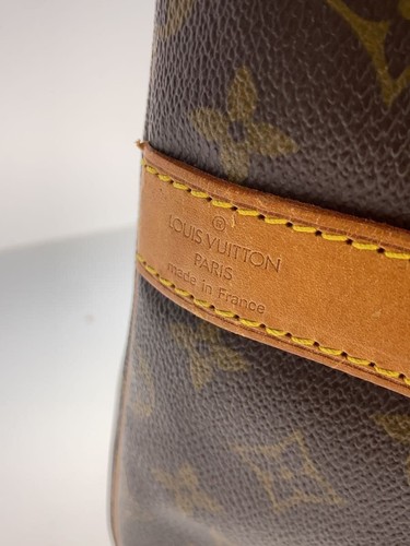 LOUIS VUITTON Boston Bag Key Pole Band 60 PVC BRW Total Pattern M41412 Used - Picture 5 of 9