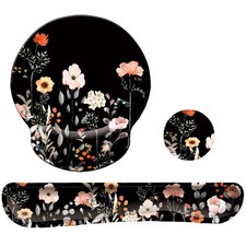 Keyboard Wrist Rest Pad Mouse Pad with Wrist Support Set of 3, Mousepad with ...