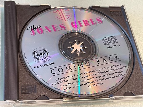 The Jones Girls - Coming Back - CD Album - 1992 ARP - 12 Great Tracks - Picture 3 of 5