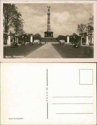 Ansichtskarte Mitte-Berlin Siegessäule 1939
