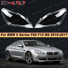 Headlamp Shell Lens Cover For BMW 6 Series F06 F12 M6 630 640 650 2010-2017