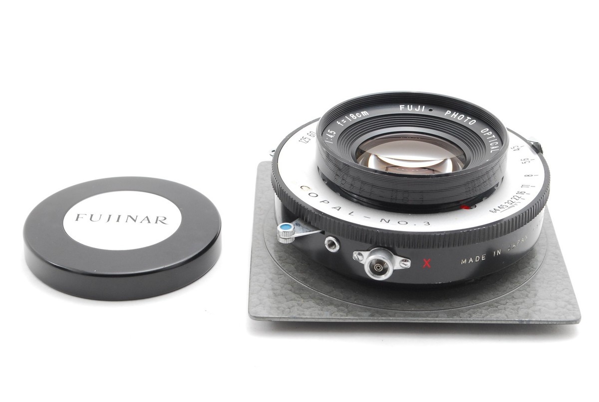 フィルムカメラ FUJI Fujinar-SC 18cm f/4.5 Copal No. 3 Mint Fuji Fujinar SC 18cm 180mm f/4.5 Large Format Lens w/ Copal