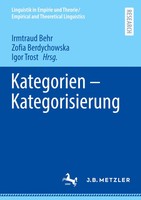Irmtraud Behr (U. A.) | Kategorien - Kategorisierung | Taschenbuch | Deutsch