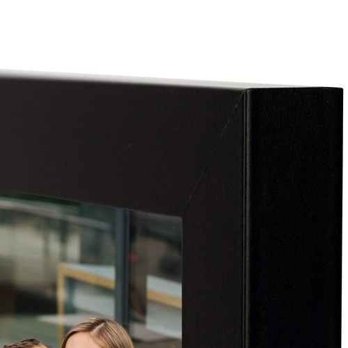 5x7 Double Picture Frame Hinged Photo Frames Two Folding Desktop Glass Vertical - Picture 3 of 6