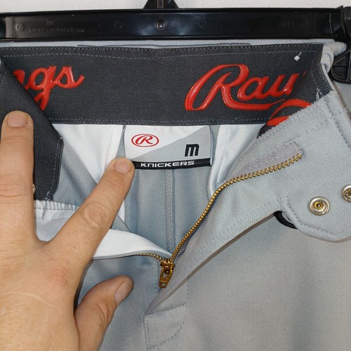 Pantalones de béisbol Rawlings Pro-dri Knickers juveniles medianos usados bate deportes hogar - Imagen 3 de 7