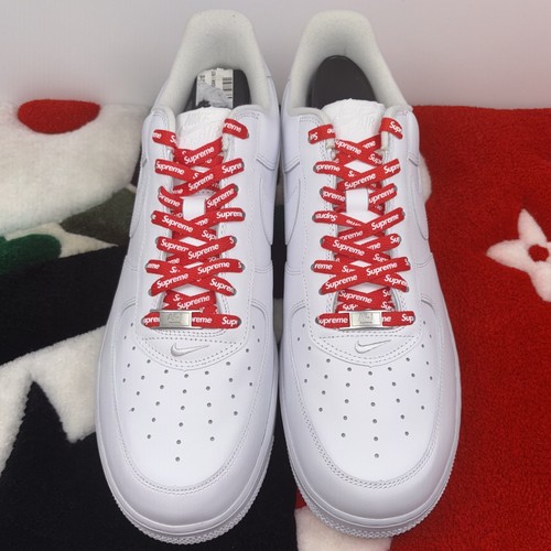 Size 13 - Nike Air Force 1 Low Supreme White - Picture 7 of 10