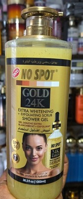 No Spot 24K Gold Whitening Peeling Duschgel 1000ml zum Strahlen