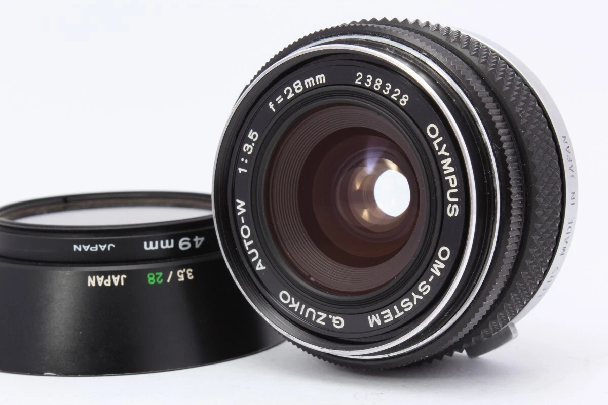 F/3.5 Camera Lenses Olympus Zuiko 28mm Focal for sale | eBay