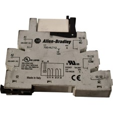 Allen Bradley 700-HLT12 Terminal Block Relay with 700-TBR2110 Relay
