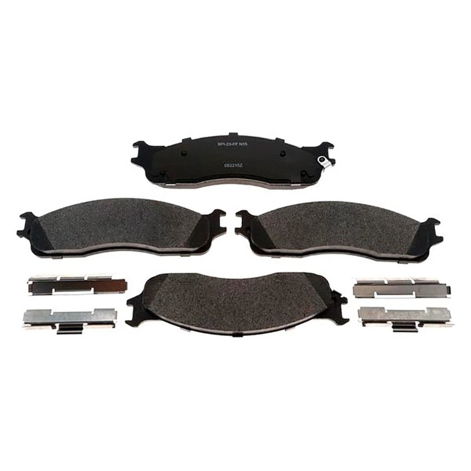 Kit de pastillas de freno y zapatas de freno delanteras traseras metálicas para camioneta Dodge Ram 3500 2003 Foto 3 de 4