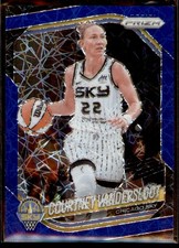 Courtney Vandersloot #124 2025 Panini Prizm WNBA Blue Velocity Prizms