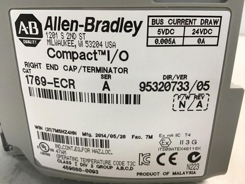 ALLEN BRADLEY Base Unit & Modules 1764-24BWA & RELAY MODULES Used #133499 - Picture 6 of 8