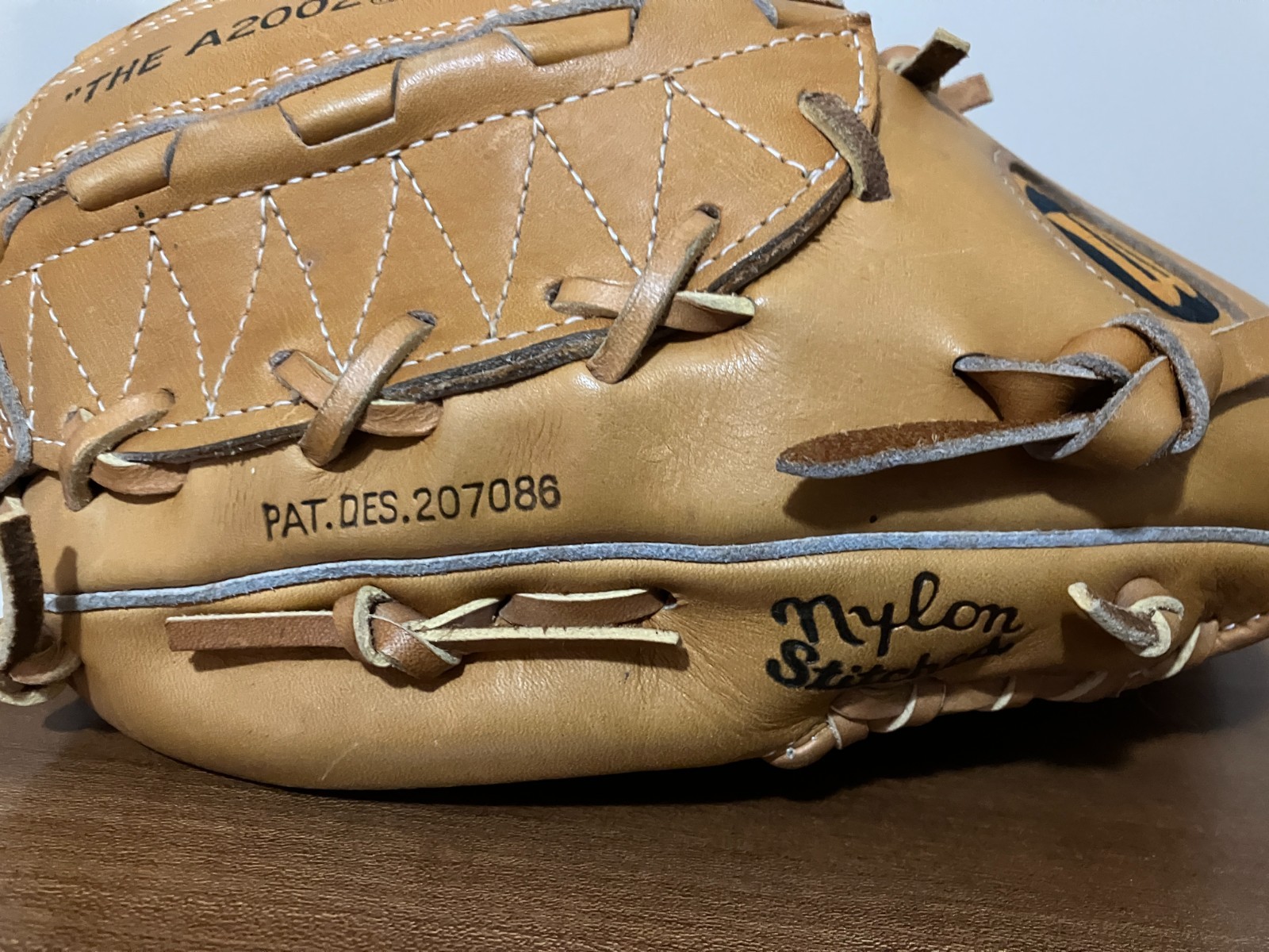 Wilson Baseball Glove Mens XL Tan A2002-XL Dual Hinge Japan Leather LHT ...