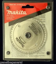 NEW MAKITA 721003-8 COMBINATION SAW BLADE 3-3/8" x 50 STEEL TEETH 