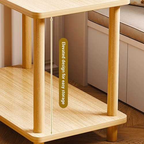 2Tier Modern Coffee Table Living Room Tea Side End Desk With Lower Storage Shelf - Picture 14 of 26