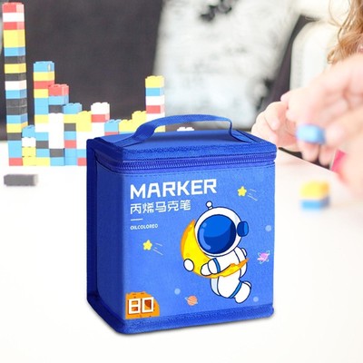 Acrylfarbenmarker mit Aufbewahrungsbox wasserfest Profi glatt zeichnen