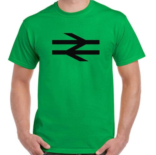 Britisch Schienen T-Shirt Herren Retro Züge Eisenbahn Modell Lokomotive Spotter - Picture 13 of 14