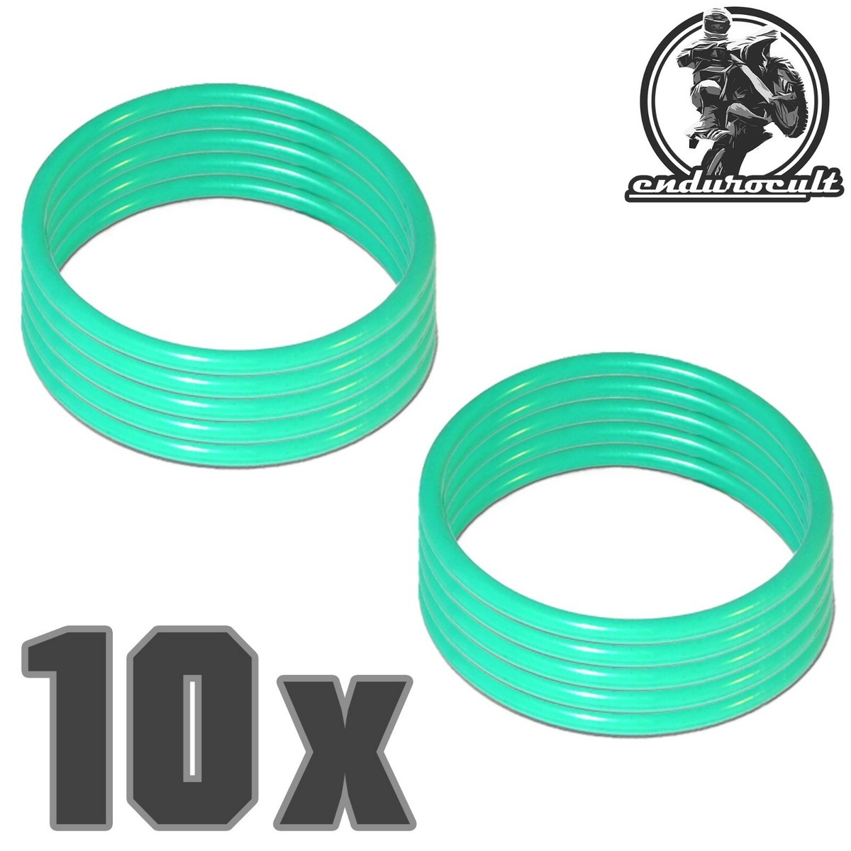 10x Exhaust manifold gasket for KTM/Husqvarna/Gas Gas SX/EXC/TE/EC