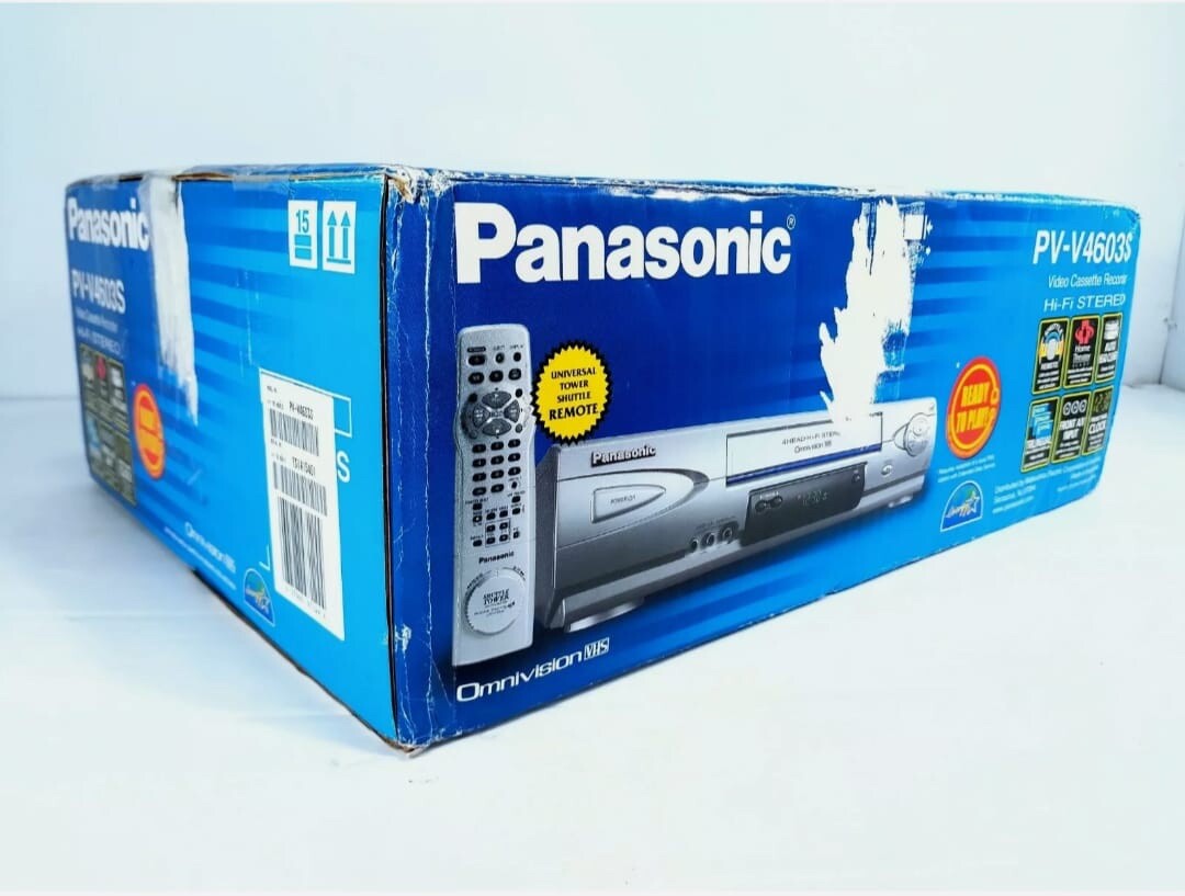 Panasonic PV-V4603S 4 Head HiFi Omnivision VHS VCR Recorder NEW