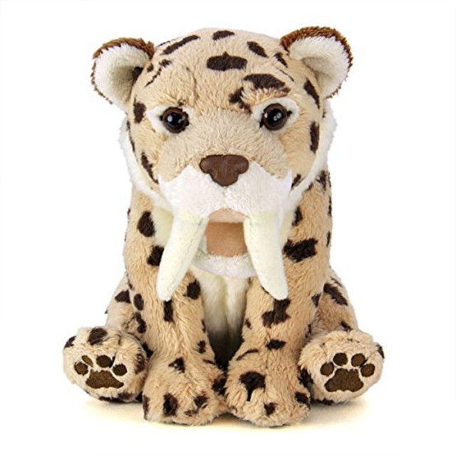 Saber Toothed Tiger Smilodon Plush Stuffed Animal Colorata for sale online | eBay