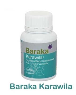 BARAKA Karawila Plus (bitter gourd) - 60 Caps Control Your Blood Sugar Level ++