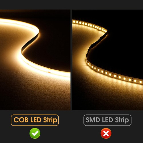 24V High Density COB LED Strip Lights Flexible Tape Rope Cabinet Kitchen Light - Picture 4 of 20