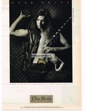 1993 Dean Markley Electric Guitar Strings Paul Gilbert Mr Big Vintage Print Ad