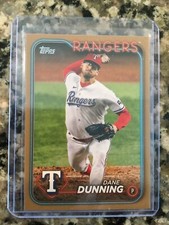 2024 Topps Series 1 Dane Dunning Gold parallel Texas Rangers 1081/2024