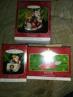 Lot Of 3 Hallmark Keepsake Ornaments Here Comes Santa Claus Series # 20 21 & 22  — photo 2