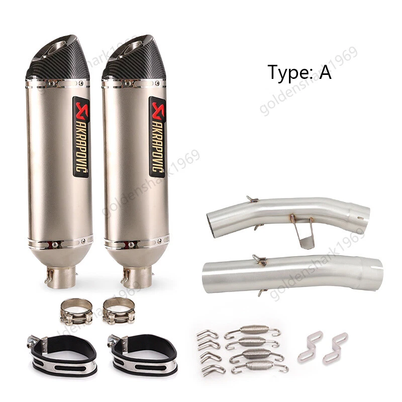 Para Yamaha FJR1300 2001-2024 Tubo de Escape Motocicleta 470mm Silenciador Ponta - Imagem 4 de 4