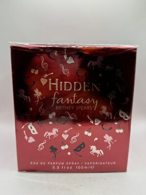HIDDEN FANTASY BY BRITNEY SPEARS 100ML EDP CLASSIC SPRAY (NEW WITH BOX & SEALED)