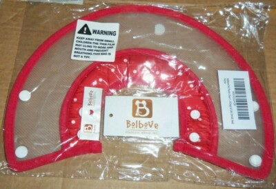 BOLBOVE SMALL CLEAR-RED PET RECOVERY COLLAR E-COLLAR SOFT EDGE CONE sealed