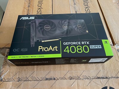 ASUS ProArt GeForce RTX 4080 SUPER 16GB GDDR6X Graphics Card - NEW