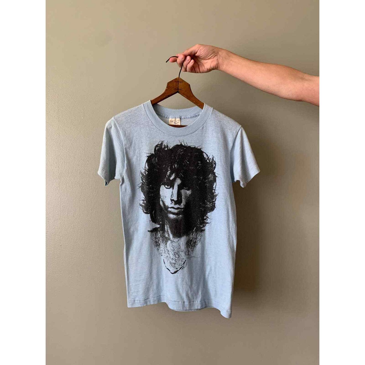 1980s Jim Morrison Tee Vintage 80s T Shirt The Doors size Small XS 