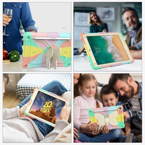 Kids Friendly Shockproof Stand Case Cover For iPad 5/ 6th 7th 8th 9th Generation - Picture 5 of 31