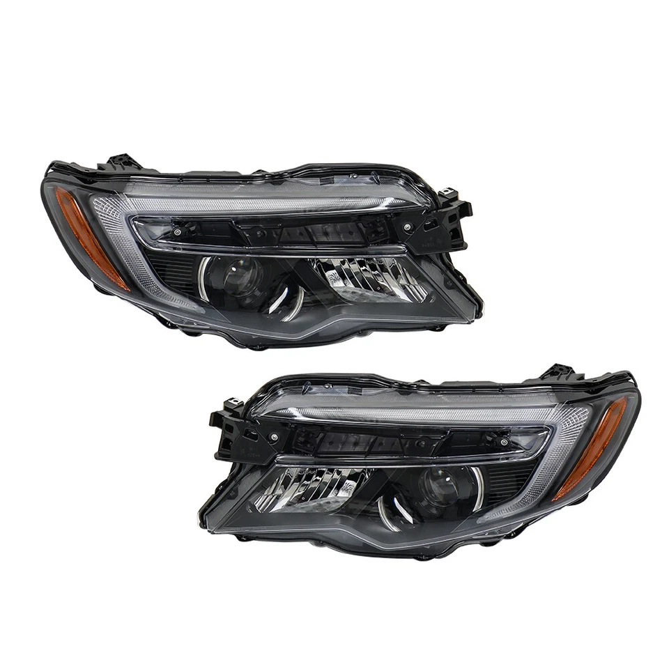 LH+RH For 16-22 Honda Pilot/ Ridgeline 17-20/19-21 Passport Headlights LED Lamp - Image 4 of 4