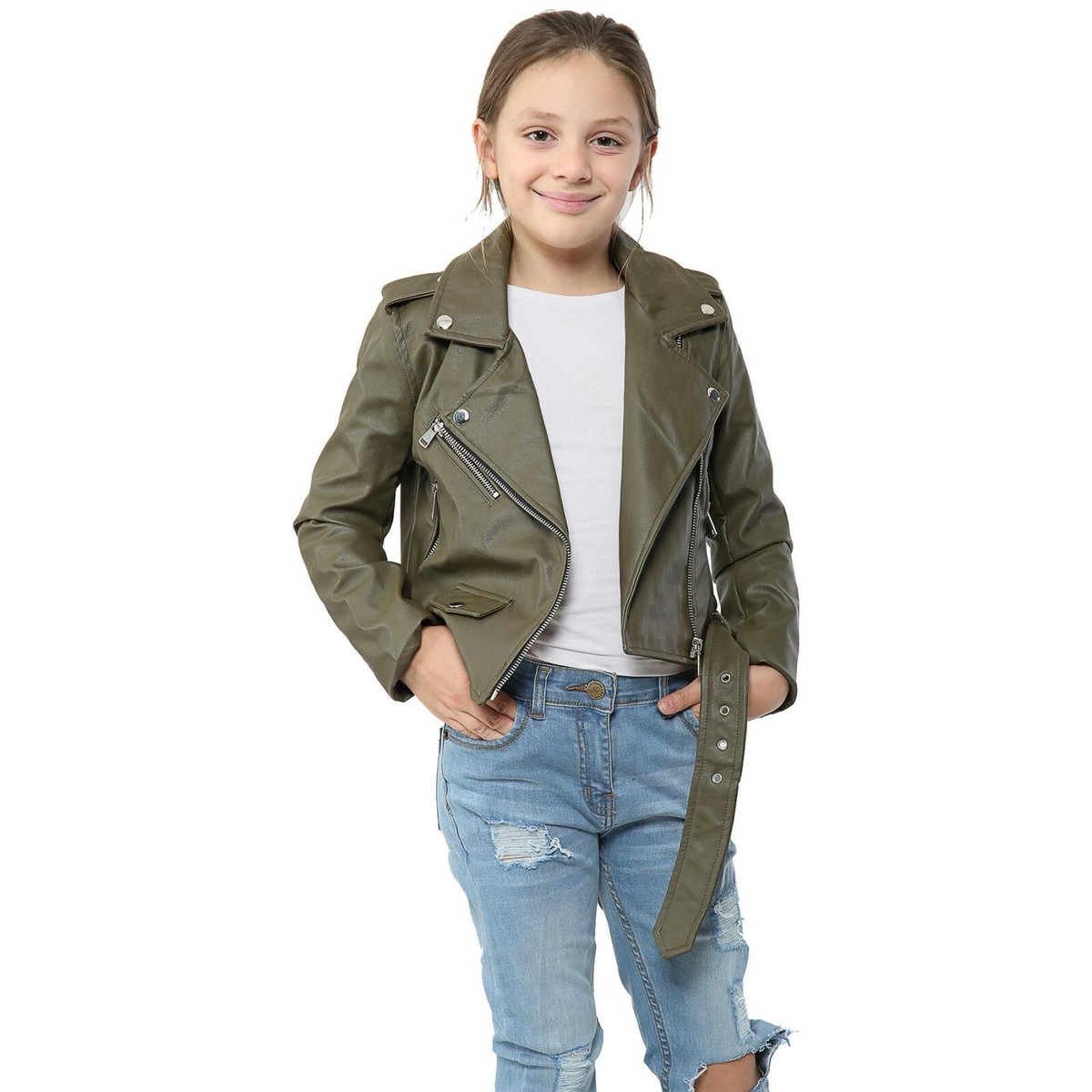 Low Classic Tuck Sleeve faux-leather jacket - ShopStyle