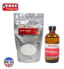 Dharma Research Dental Zinc Oxide Eugenol Cement 1 lb Powder & 120ml Liquid