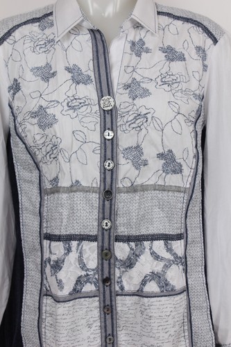 Womens Just White Shirt Size 44 EU Large UK Long Sleeve Article - Picture 9 of 15