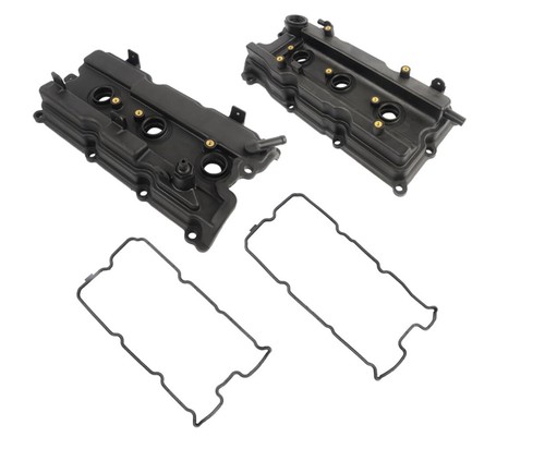 Engine Valve Cover Set with Bolts & Oil Cap & Gaskets for Nissan Altima 02-06 - Picture 3 of 4