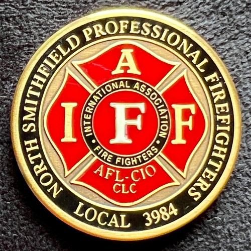 North Smithfield Professional Fire Fighters Challenge Coin eBay