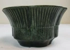 Vintage Royal Haeger Mid Century Planter Dark Green Drip Glaze Scalloped GL1