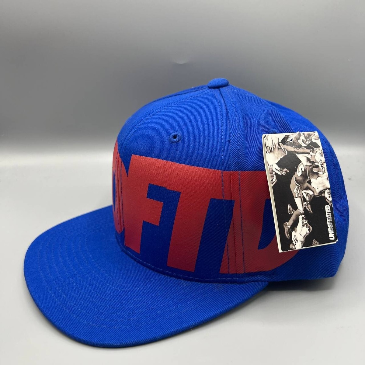 Undefeated Hat Men Blue Big Logo Snap Back Cap New | eBay
