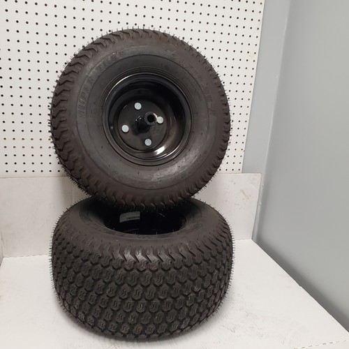 Set/2 Kenda Super Turf 20x108 Tires & 4 on 4 Steel Rim with 3/4" Hub