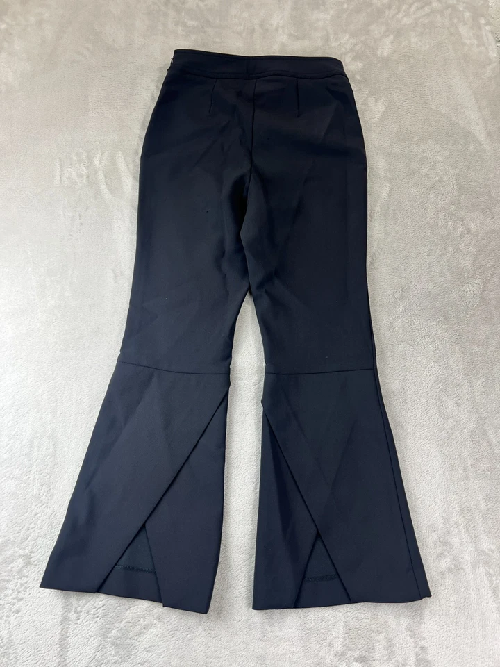 Opening Ceremony William Back Flare Pant Size 2 Black Stretch Cropped $325 - Image 2 of 4