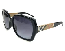 Burberry Sunglasses B4160 3433/8G Black Nova Check Frames Grey Gradient Lenses