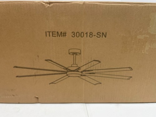 NEW 8-Blade Ceiling Fan with Light Airflow 8360 Item #30018-SN Opened/Damage Box - Picture 16 of 18